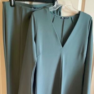 Zara Two-Piece Dress with Matching Pants